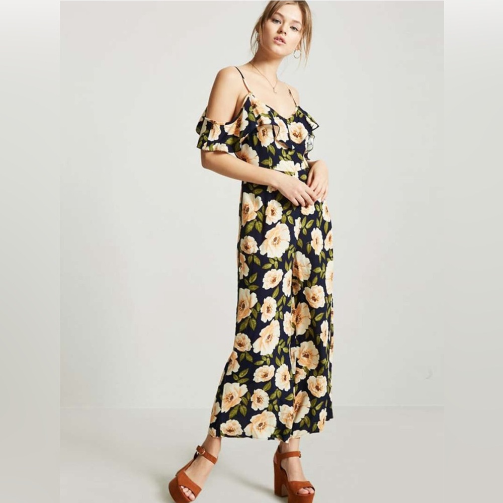 Floral romper.